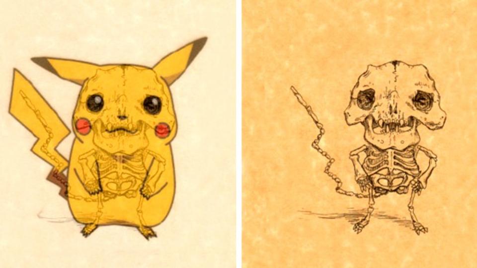 Vykostěný Pikachu